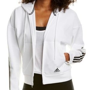 Adidas Must Haves 3-Stripes Hoodie White/Black S